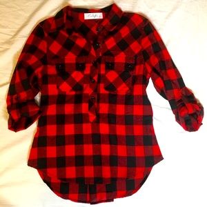 Fall Staple Red Buffalo Plaid Flannel